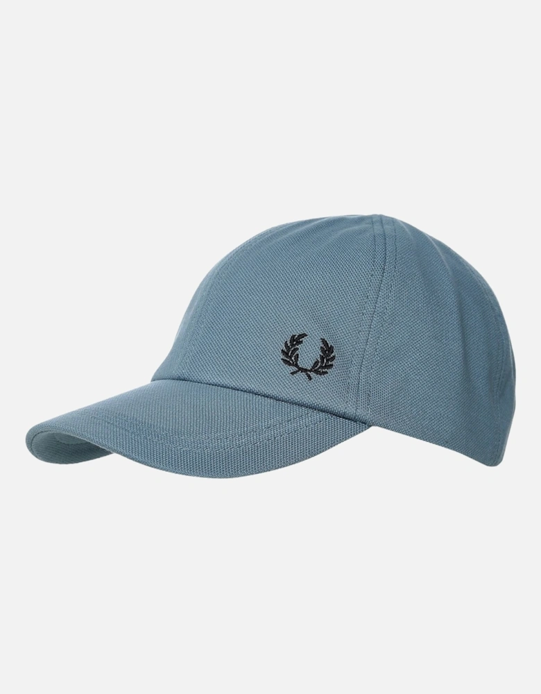 Brand Logo Pique Blue Classic Cap