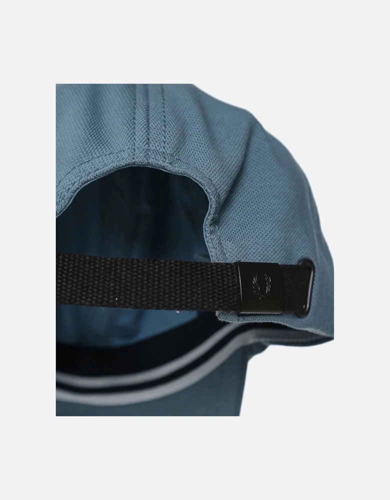 Brand Logo Pique Blue Classic Cap