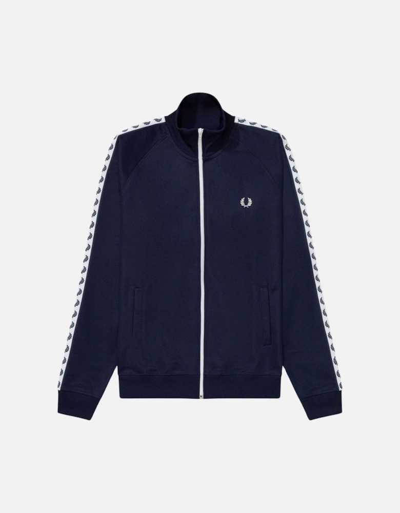 Carbon Blue Taped Hem Track Jacket