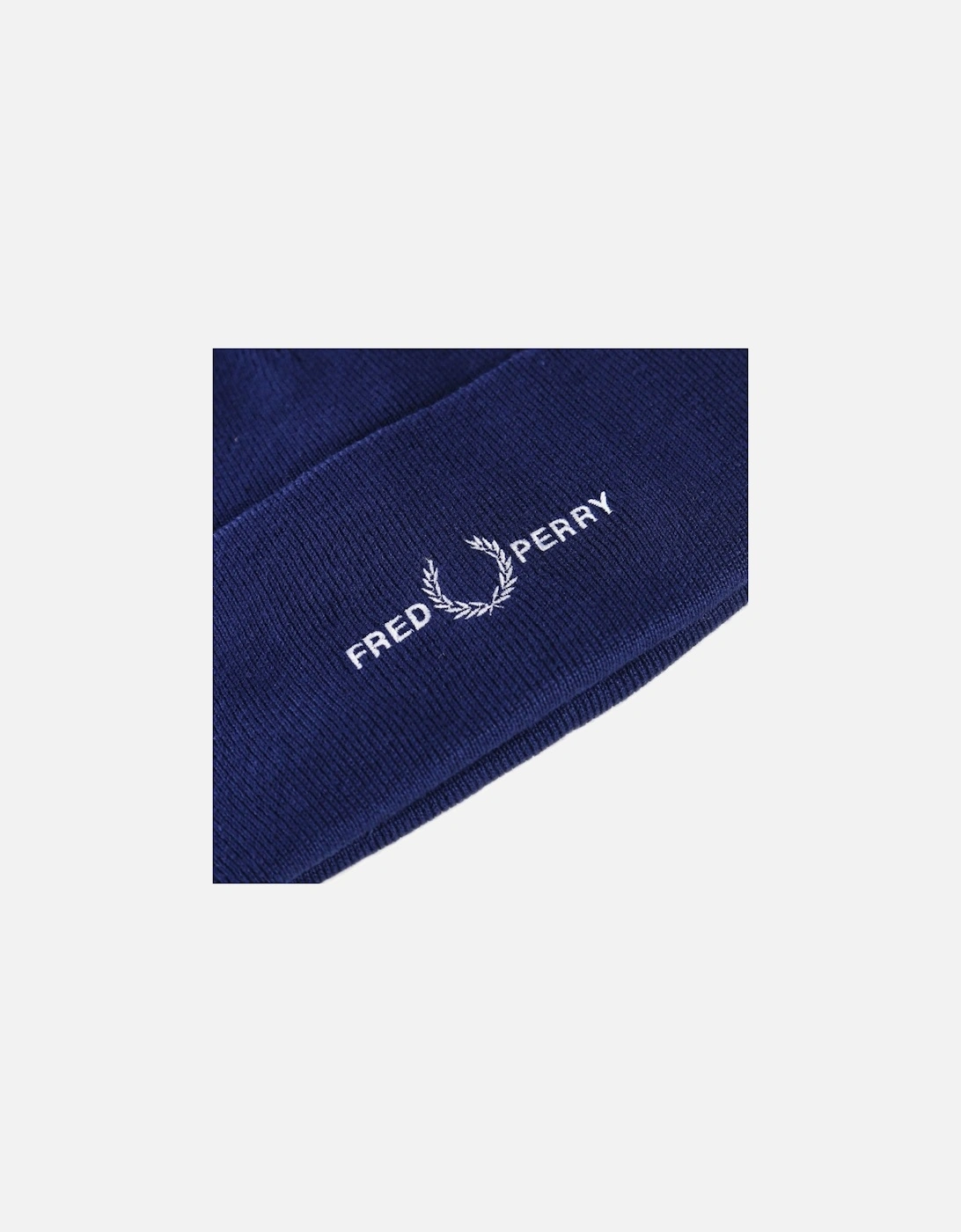 Graphic Logo French Navy Blue Beanie