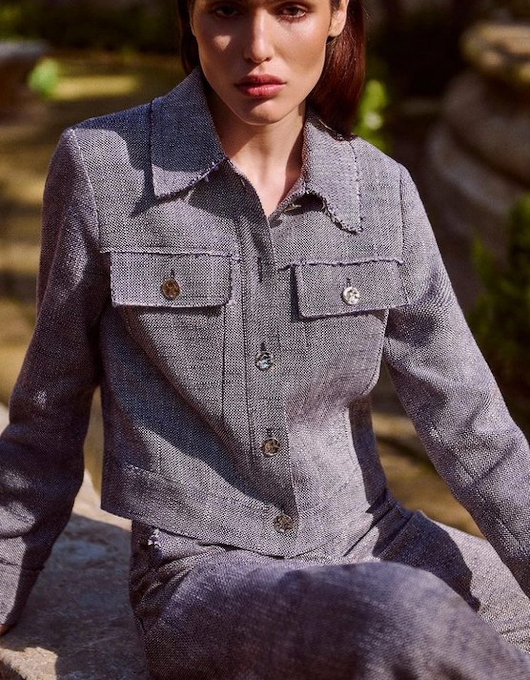 Spring Tweed Tailored Jacket, 5 of 4