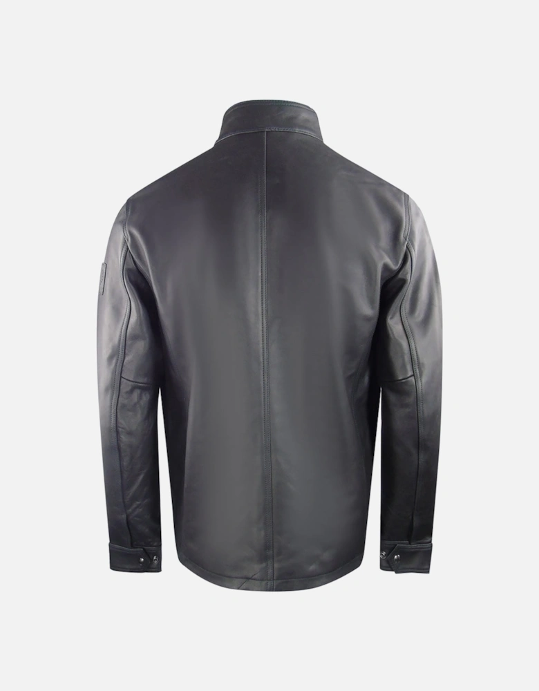 Black Grant Leather Jacket