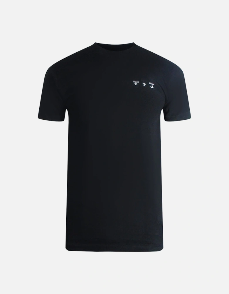 Miami Florida Design Black T-Shirt