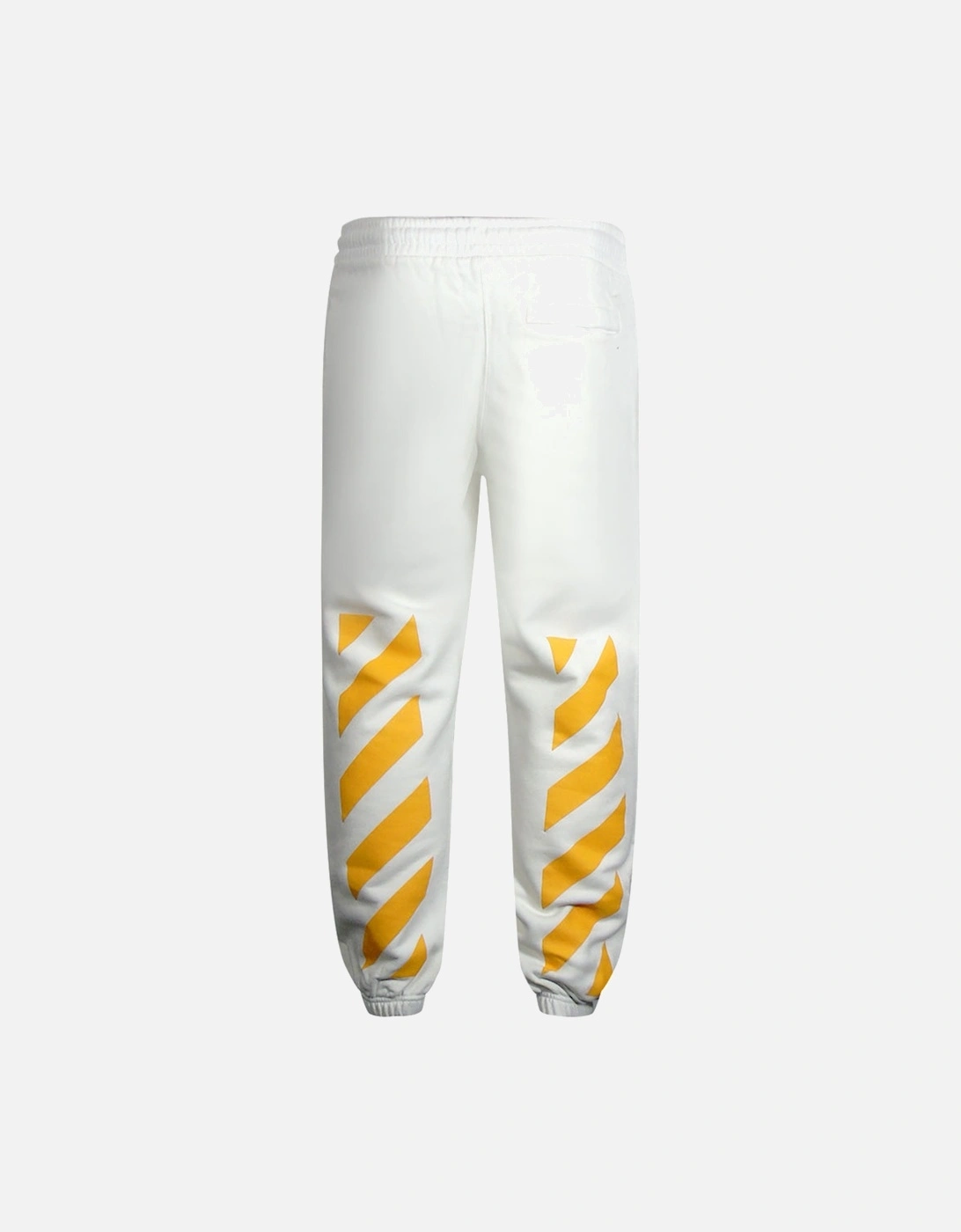 Caravaggio Painting Shorten Logo White Sweatpants