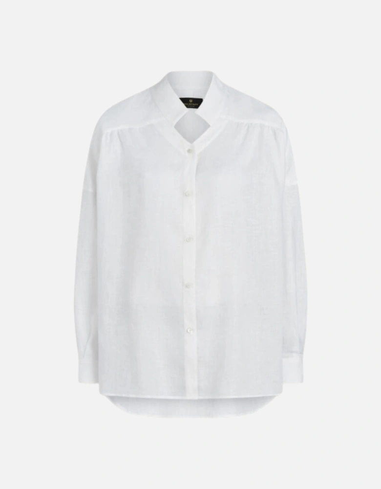 White Maeve Linen Shirt