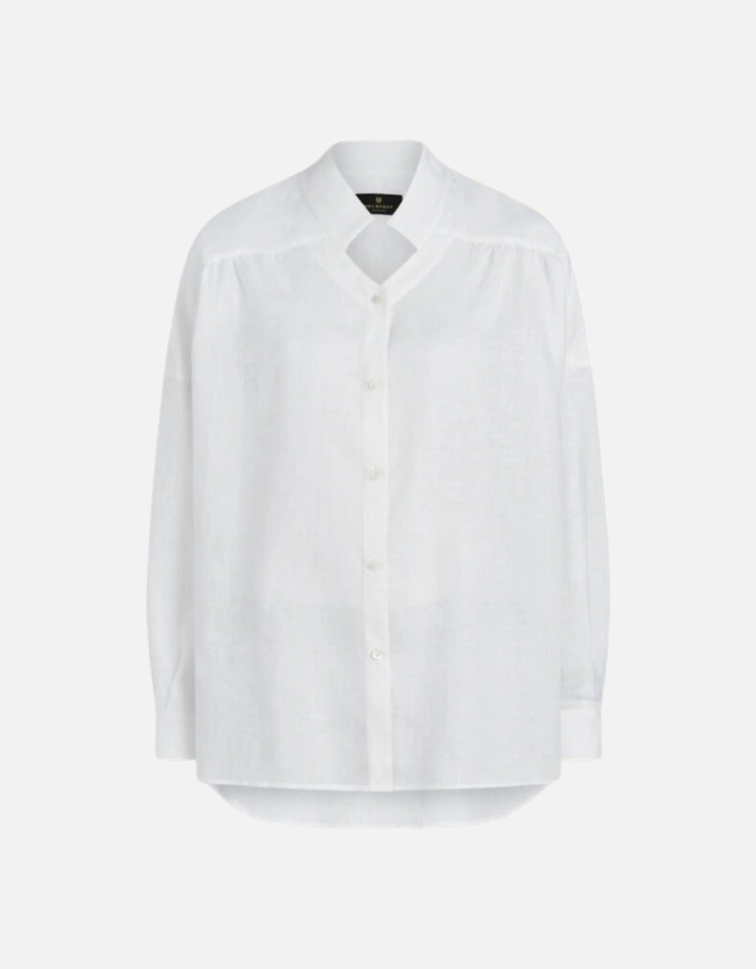 White Maeve Linen Shirt, 2 of 1