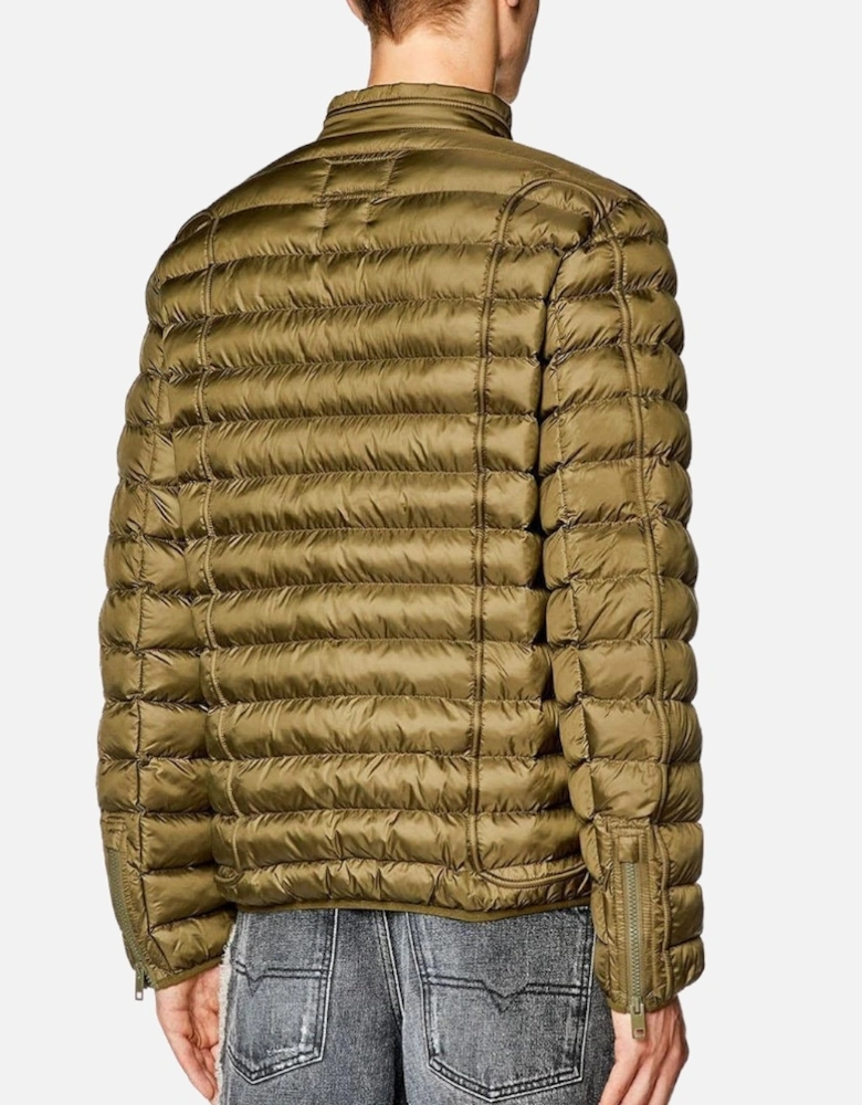 Plain Green Padded Jacket