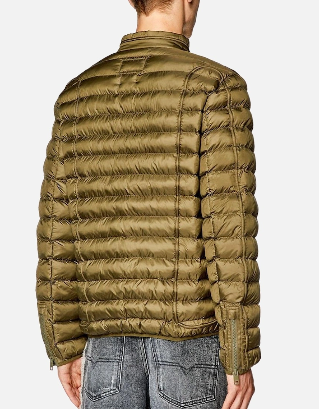 Plain Green Padded Jacket