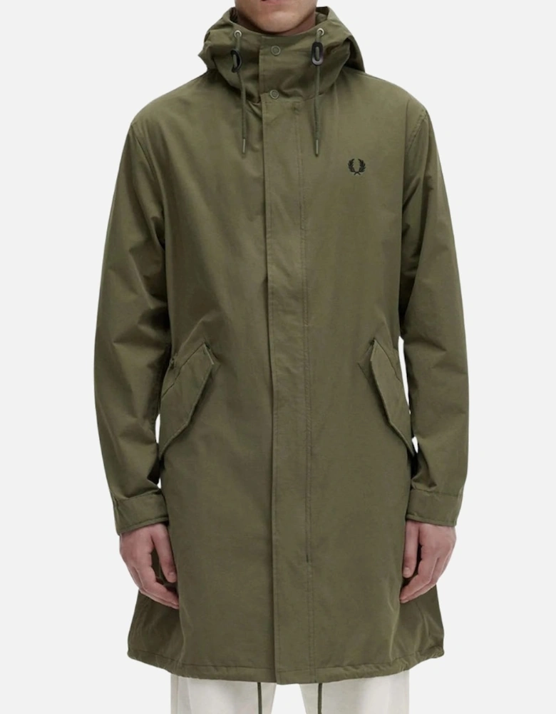 Shell Parka Green Jacket