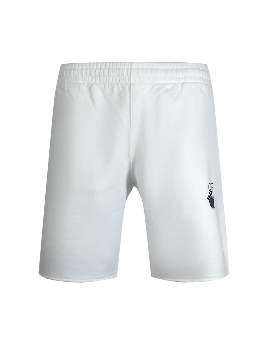 Men's Off-White Caravaggio Arrow White Sweat Shorts - Size: 37/36/32