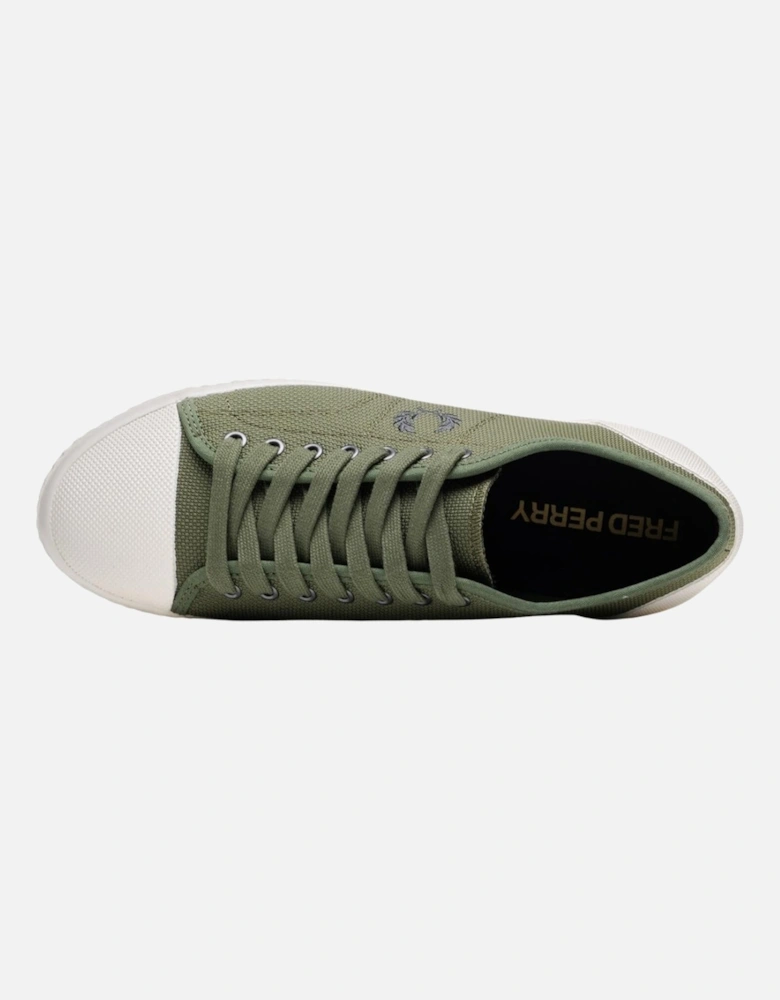 Hughes Low Textured Poly Parka Green Shoes