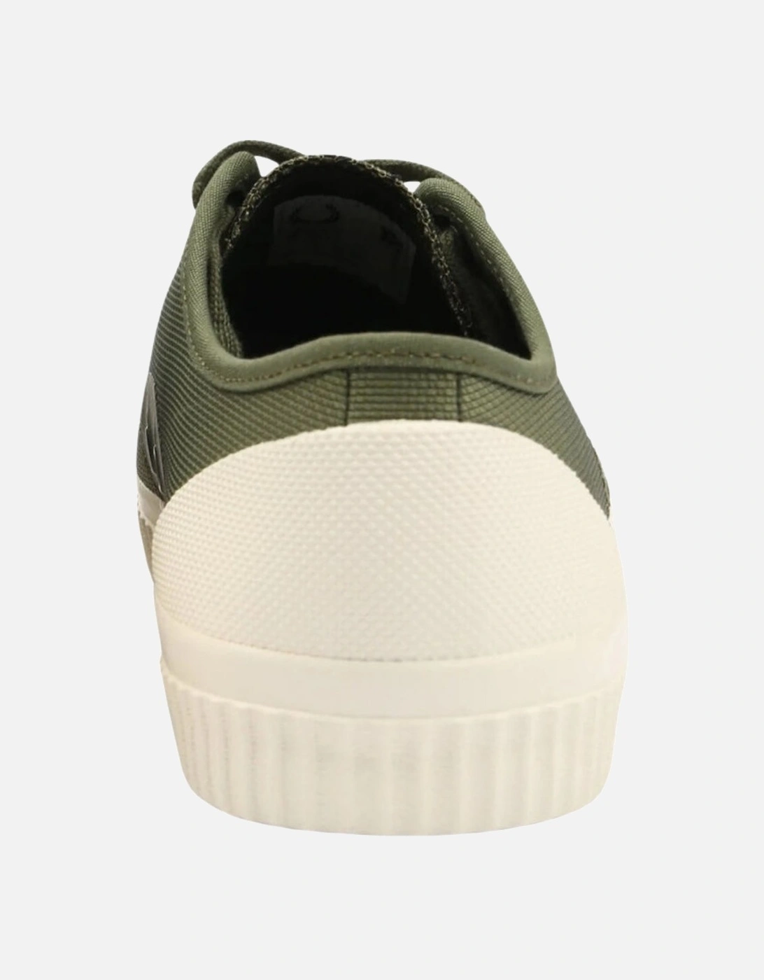 Hughes Low Textured Poly Parka Green Shoes