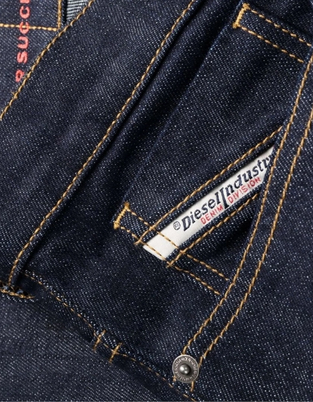 D-Fining Tapered Dark Blue Denim Jeans