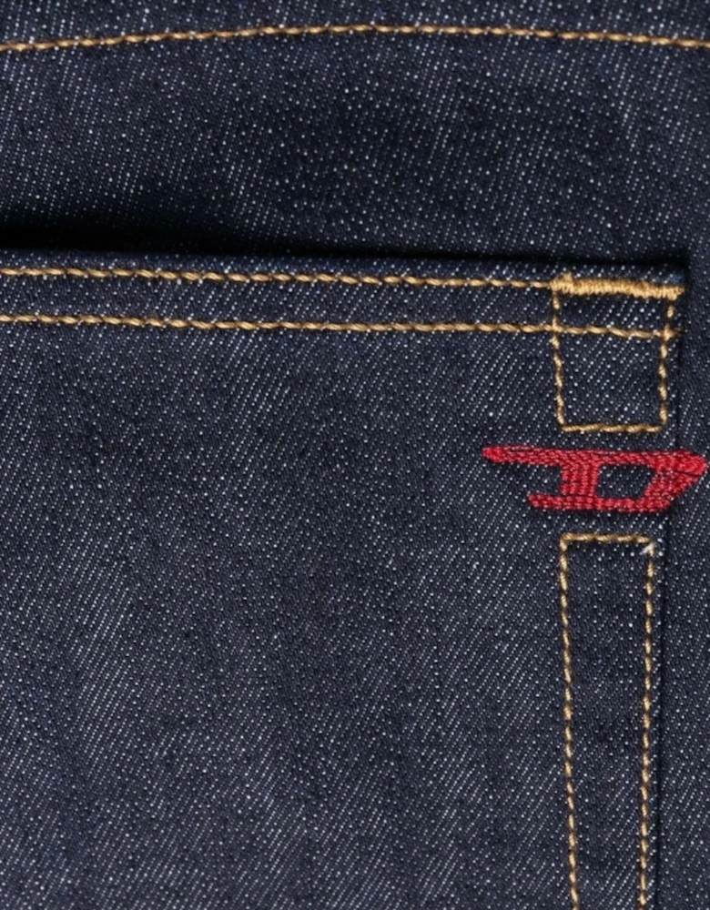 D-Fining Tapered Dark Blue Denim Jeans