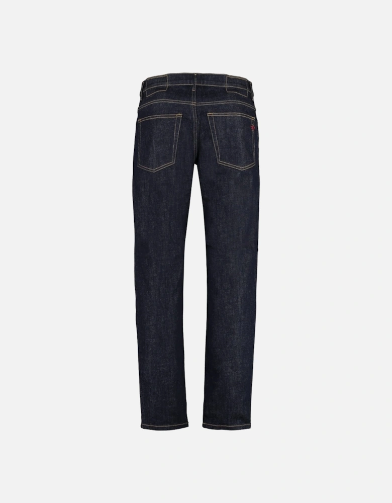 D-Fining Tapered Dark Blue Denim Jeans