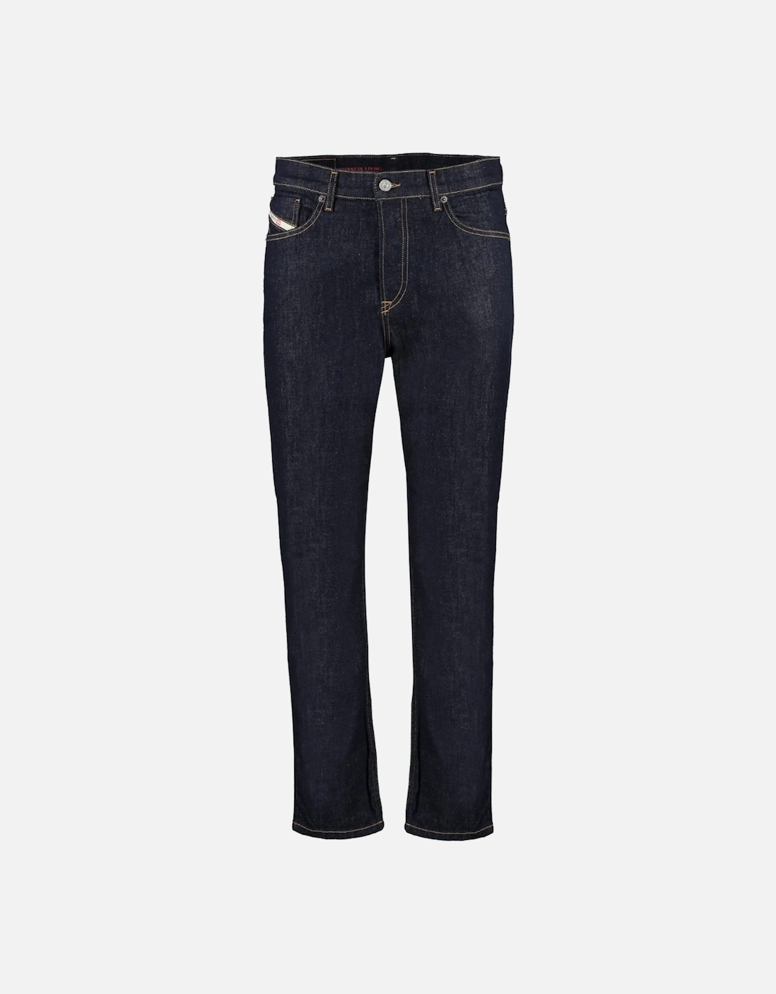 D-Fining Tapered Dark Blue Denim Jeans, 5 of 4