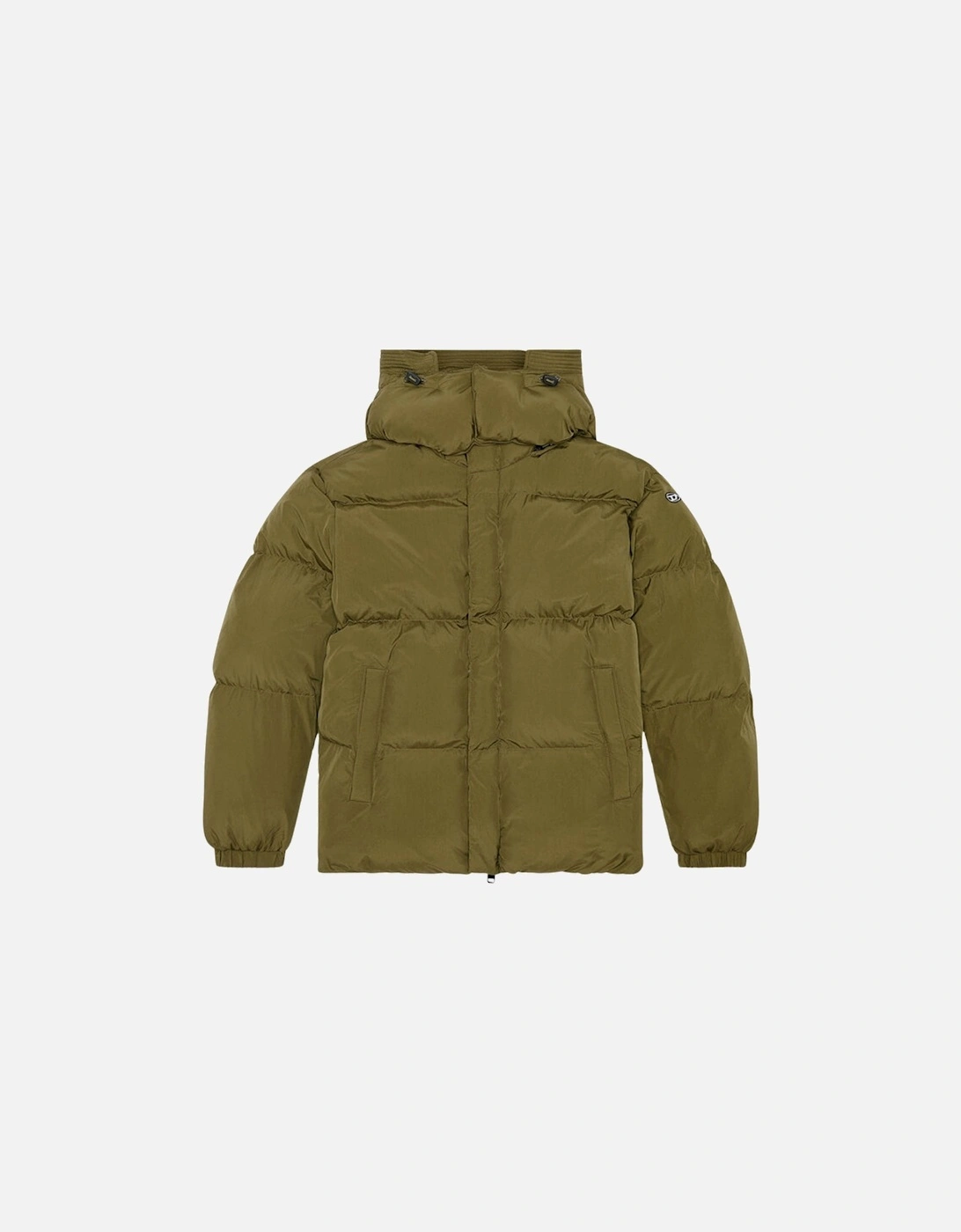 Plain Padded Hooded Green Jacket, 4 of 3