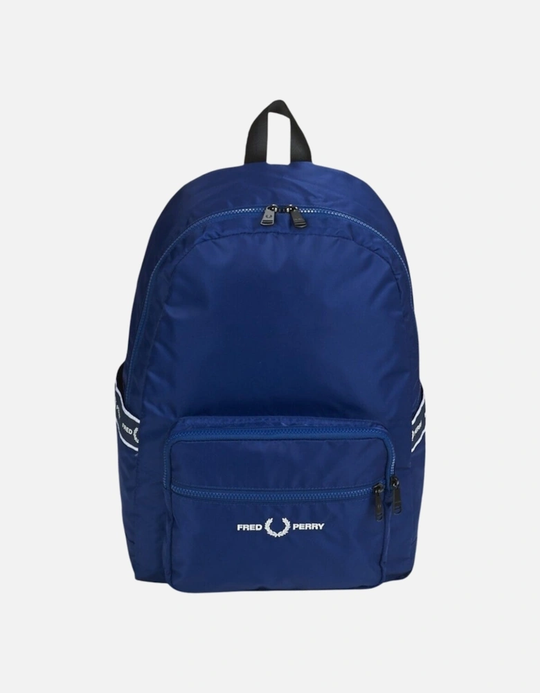 Taped Pockets French Navy Blue Backpack