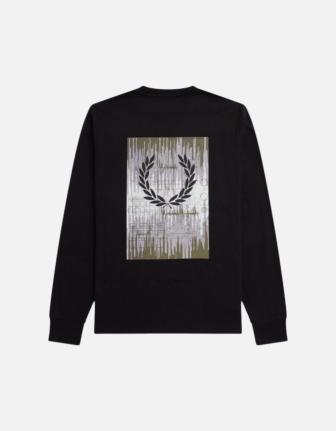 Soundwaves Logo Long Sleeve Black T-Shirt