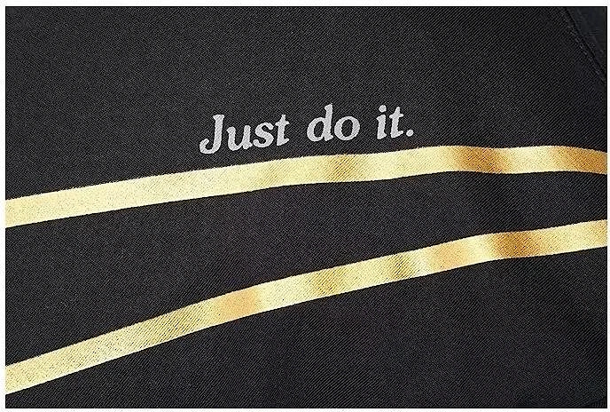 Men's 'Just Do It' T-Shirt Black/Gold