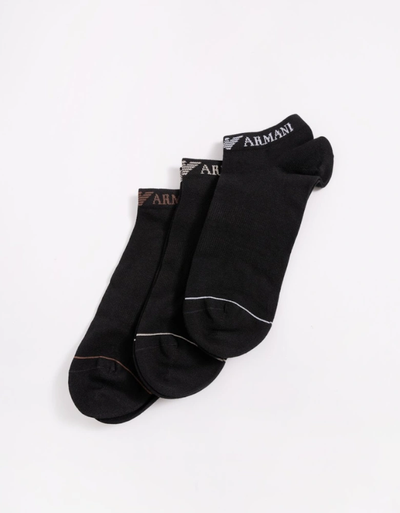 3 Pack Mens Trainer Socks