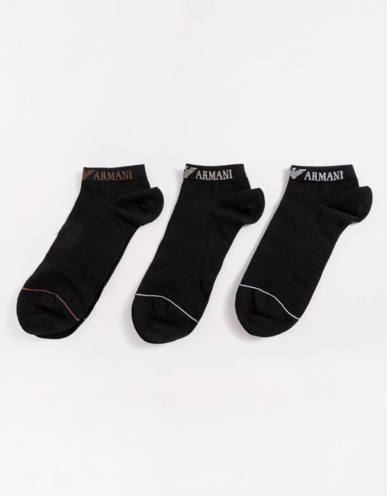 3 Pack Mens Trainer Socks