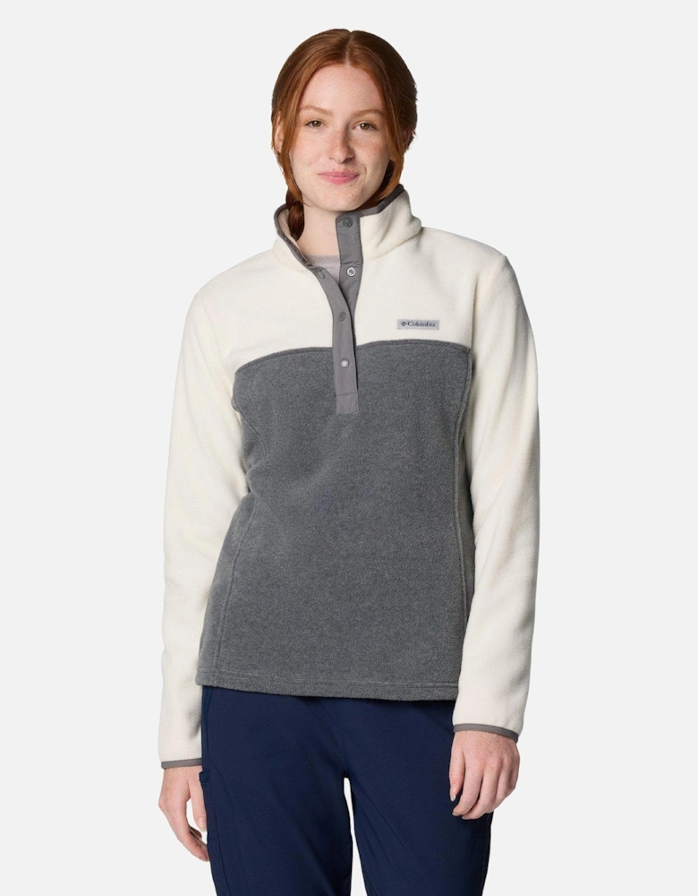 Women's Benton Springs 1/2 Snap Pull Over 2 Fleece - Grey