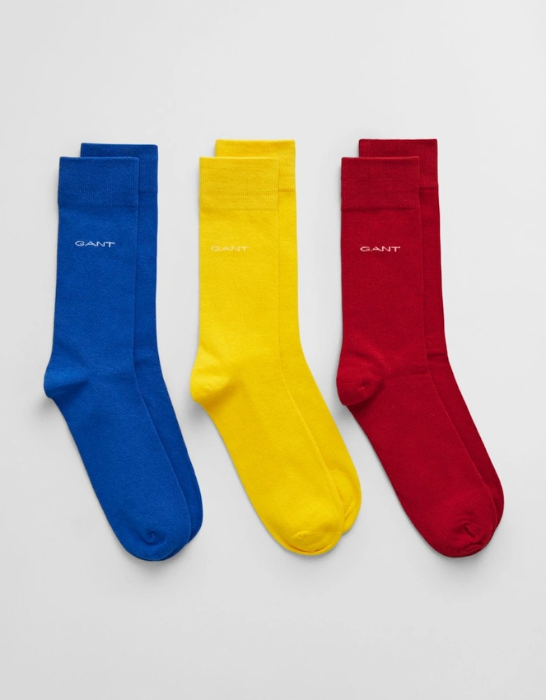 Mens Soft Cotton Socks 3-Pack