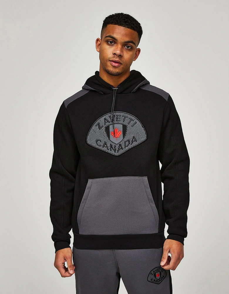 Boncini Two Tone Overhead Hoodie - Black