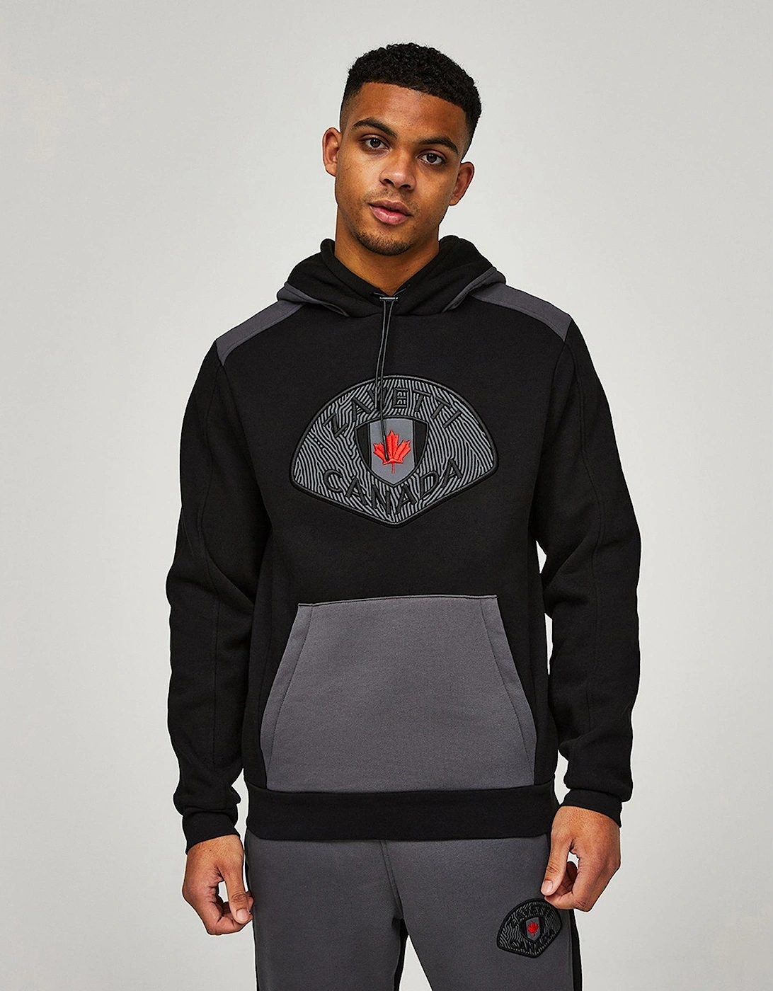 Boncini Two Tone Overhead Hoodie - Black, 2 of 1