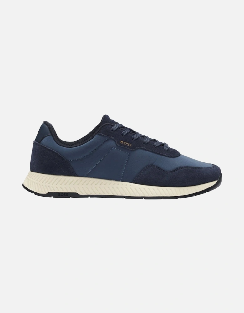 Men's Dark Blue Titanium Runn Trainers