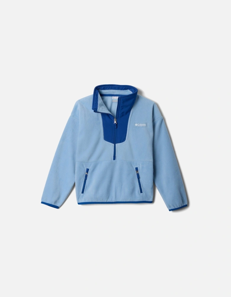 Kids Unisex Sequoia Grove Half Zip Fleece - Blue