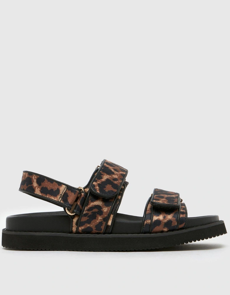 Tiesha Footbed Sandals - Leopard