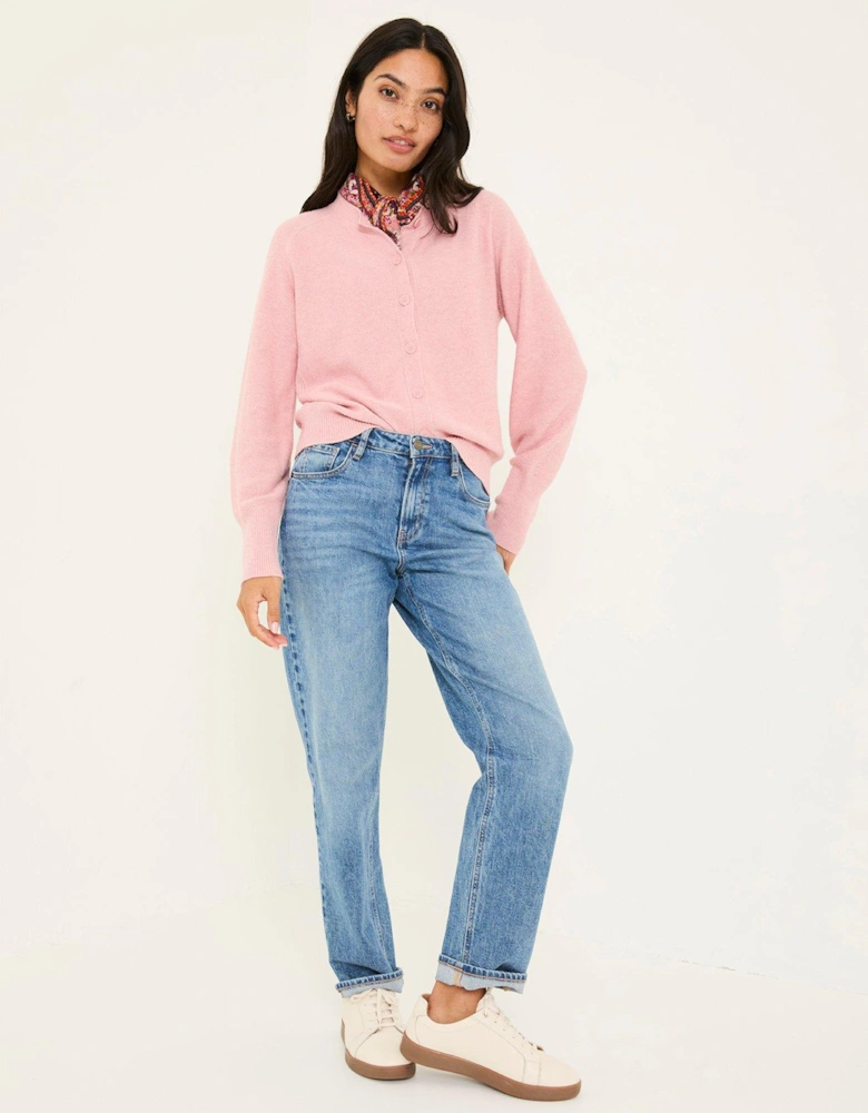 Selah Cuffed Cardigan - Pink