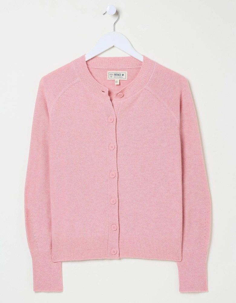 Selah Cuffed Cardigan - Pink