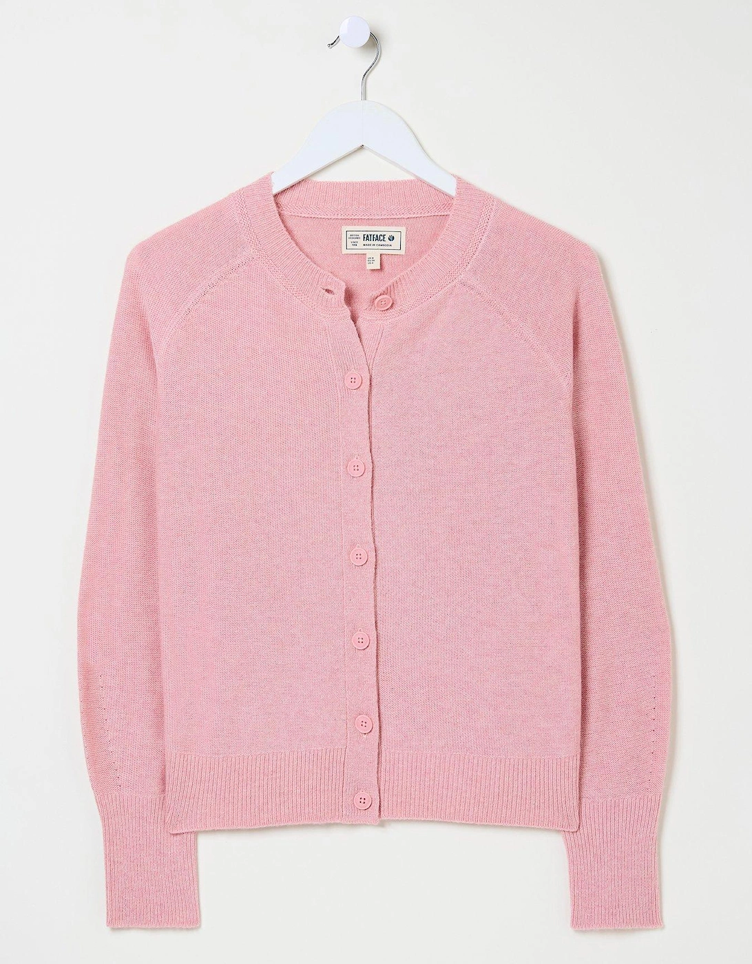 Selah Cuffed Cardigan - Pink