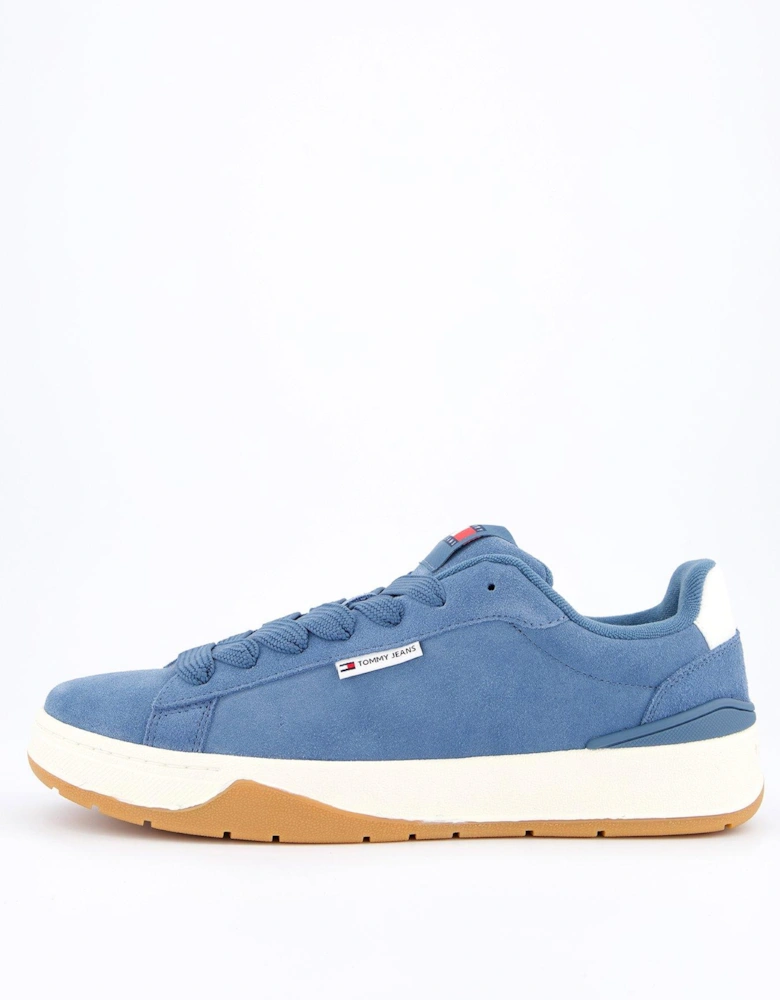 Suede Skater Sneakers - Blue