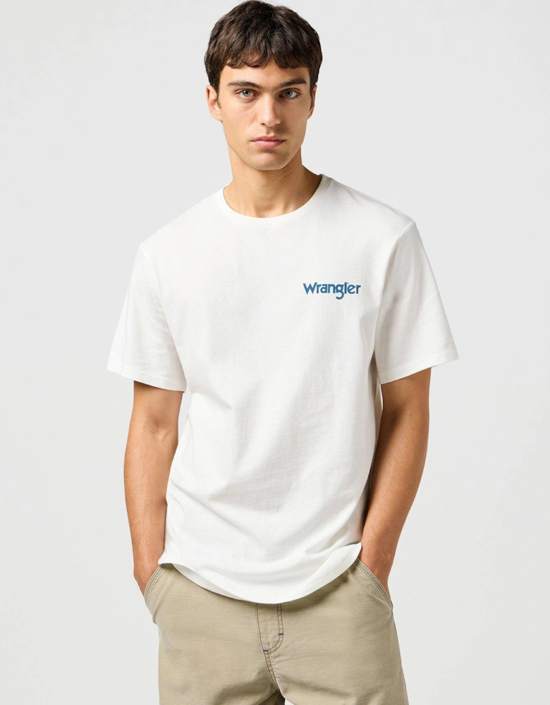 Graphic Backhit T-Shirt - White
