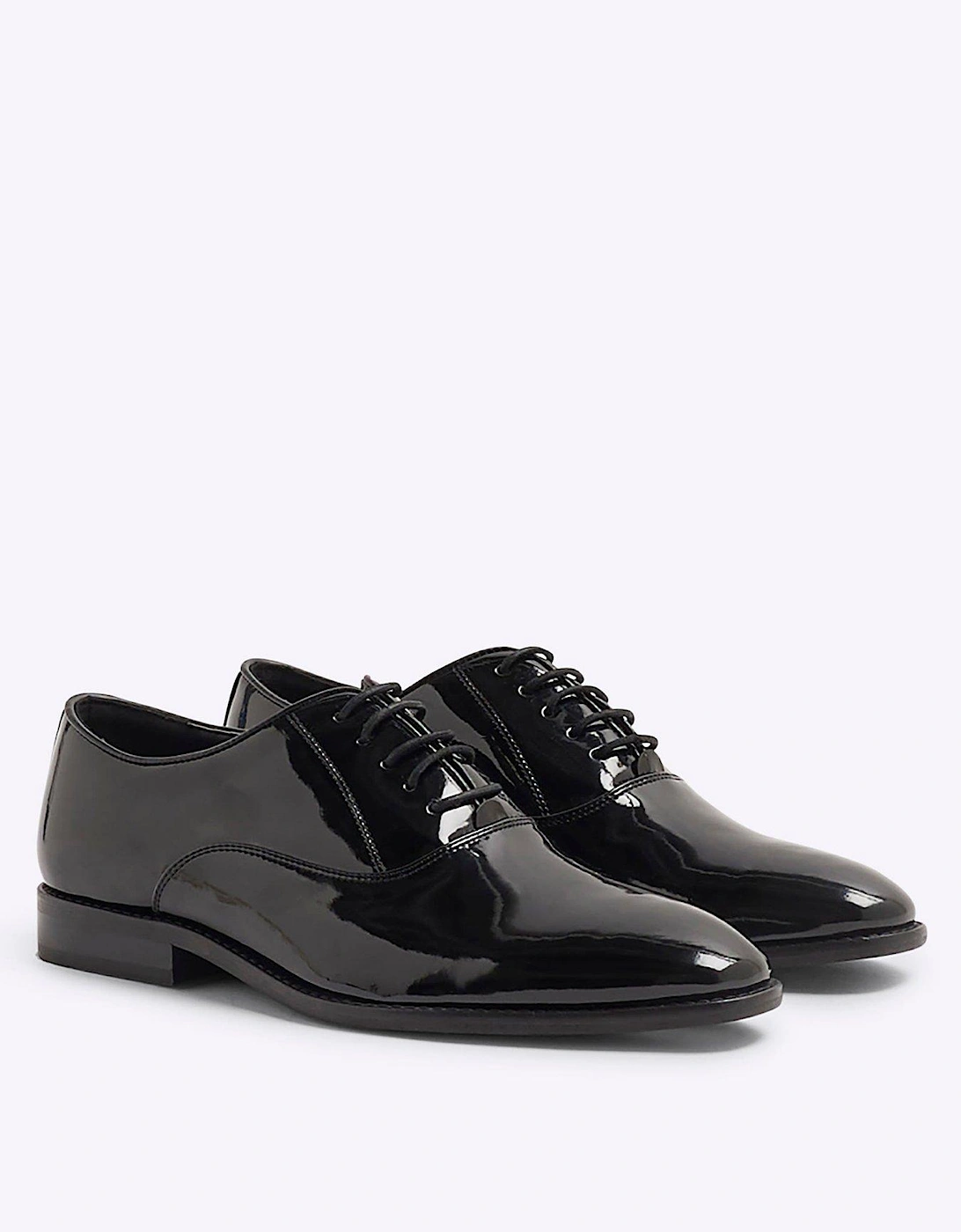 Patent Oxford Shoes - Black