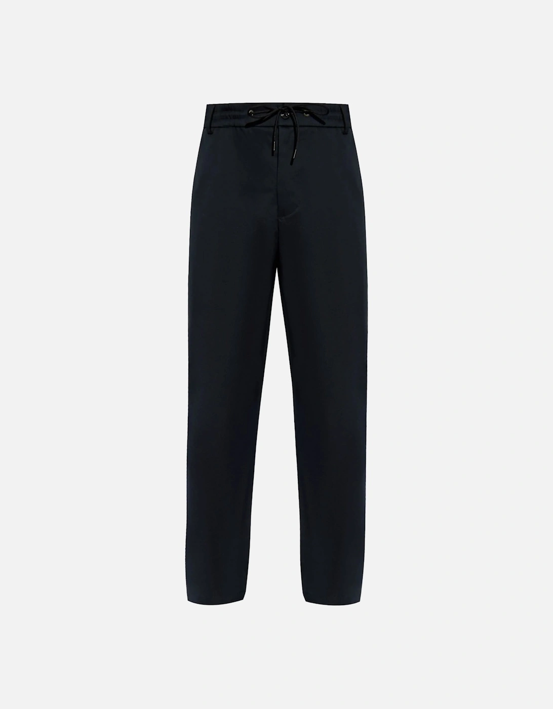 Drawstring Cotton Trousers Navy, 6 of 5