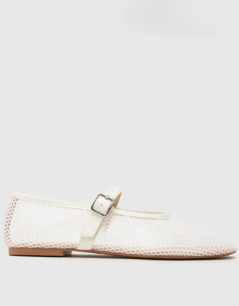 Larra Mesh Ballerina - White