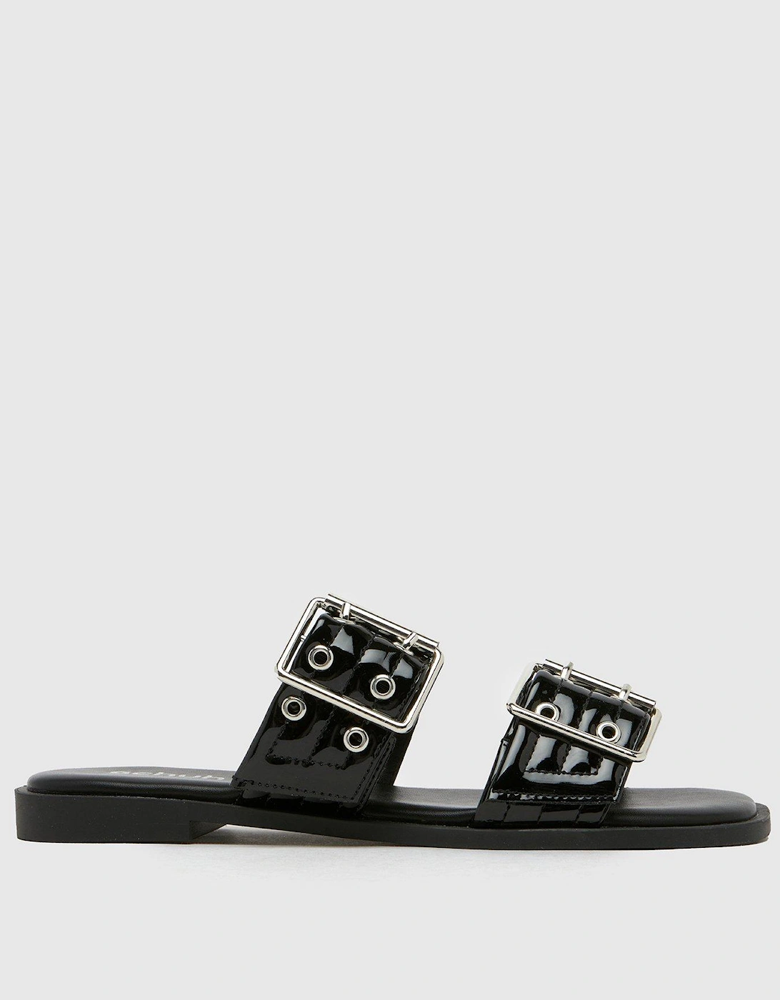 Tenika Buckle Detail Sandals - Black, 2 of 1