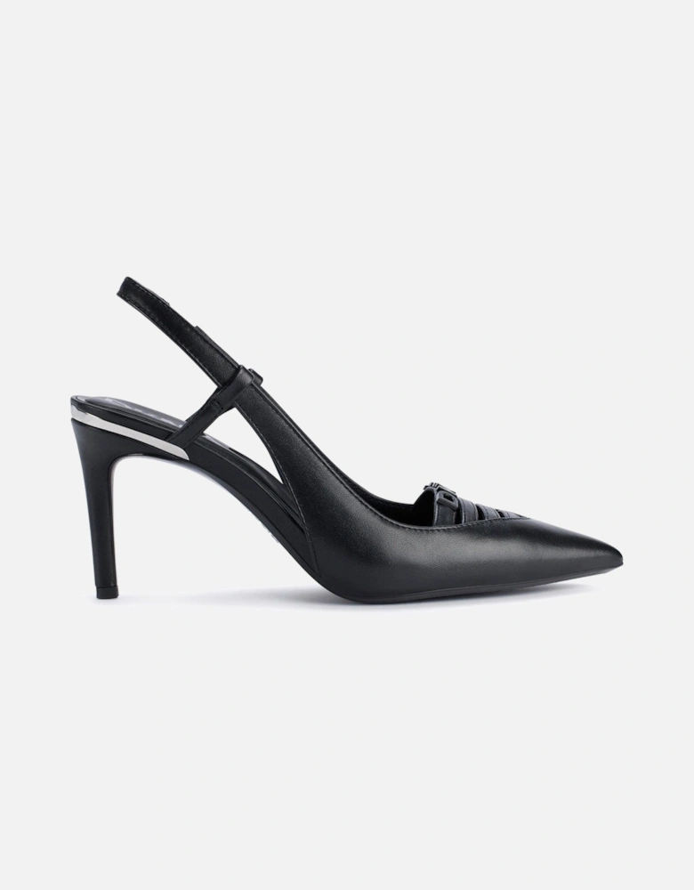 Malden – Slingback Court Heel - Black