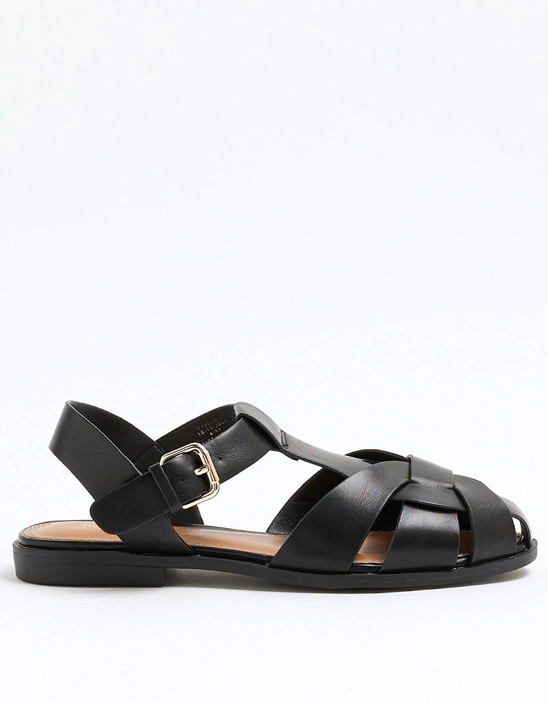 Fisherman Sandal - Black, 2 of 1