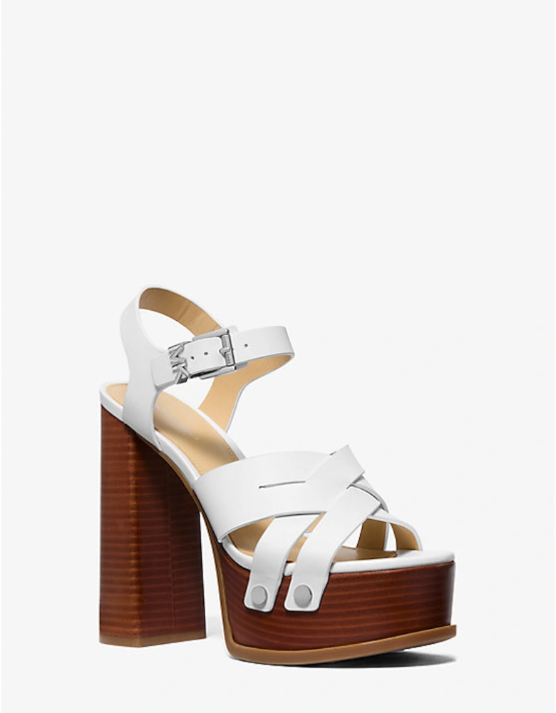 Nora Leather Platform Sandal