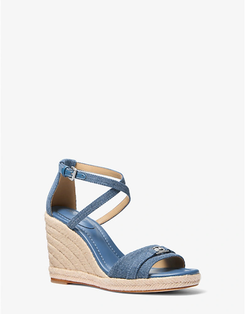 Mandy Denim Wedge Sandal