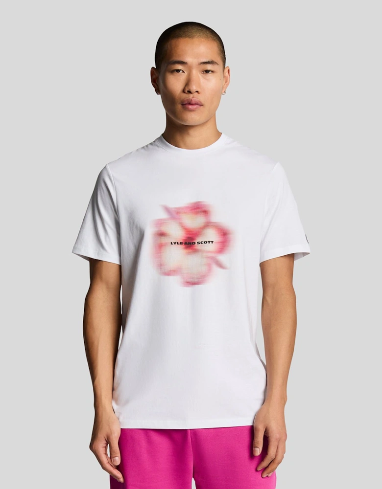 Motion Floral Graphic T-Shirt