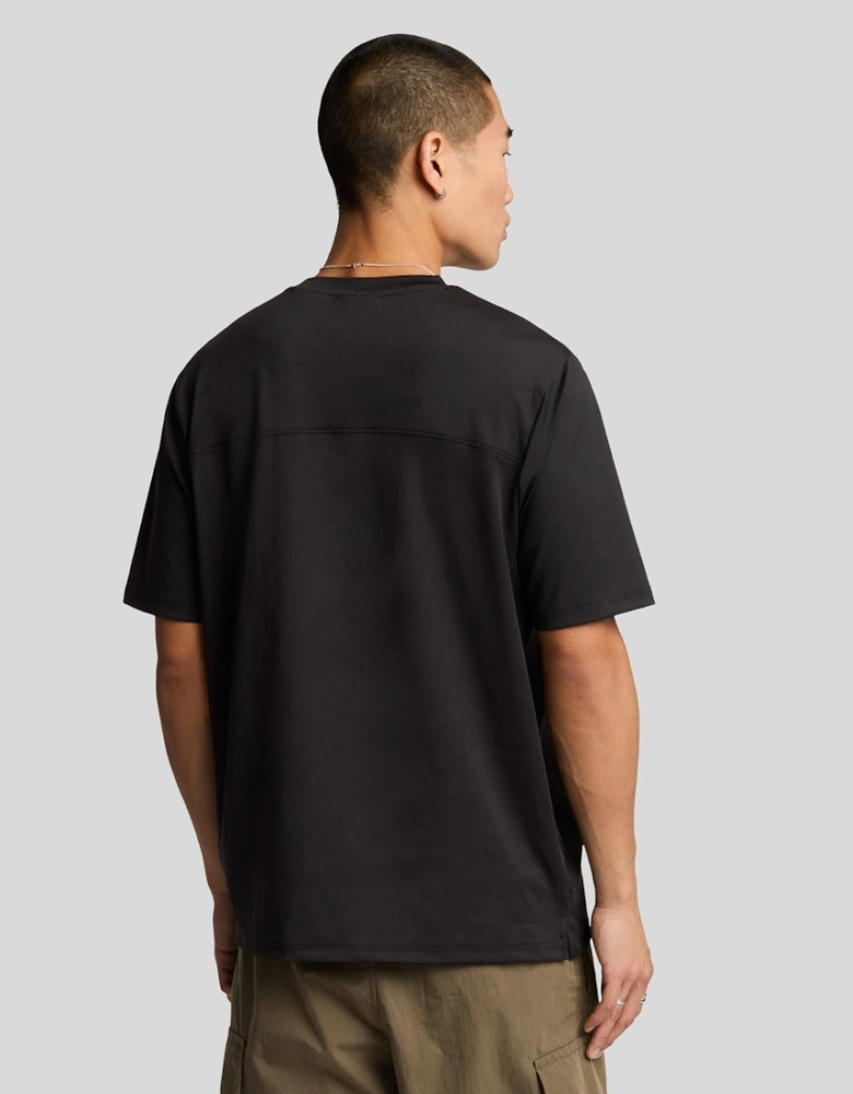 Panelled Neoprene T-Shirt