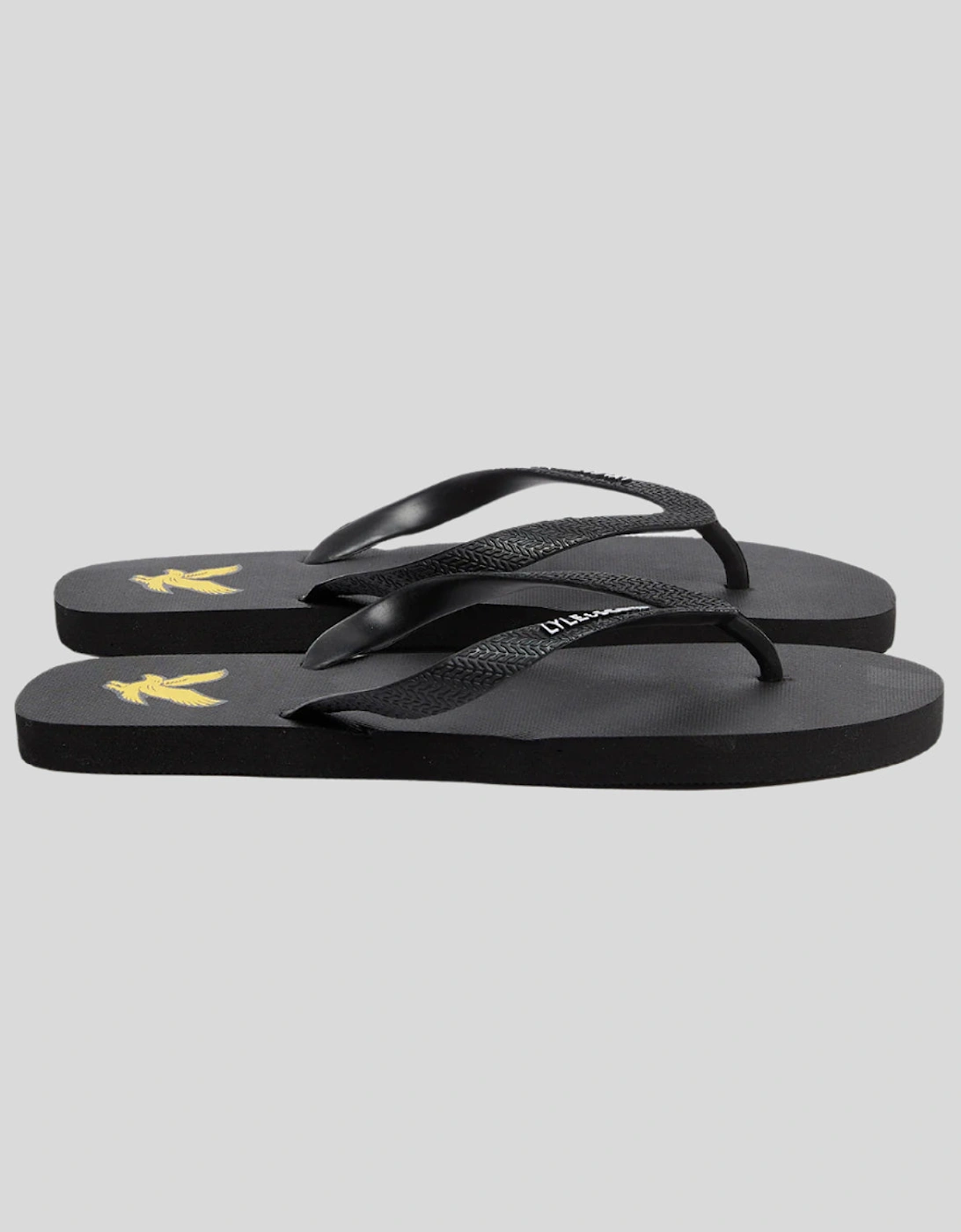 Lyle And Scott Men's Flip Flop - Black - Size: 9