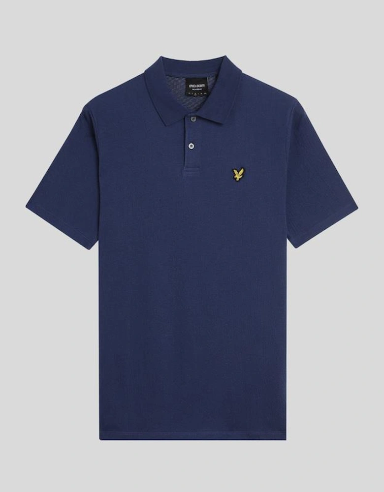 Crepe Polo Shirt